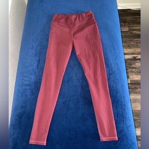 Maroon iuga leggings size xs